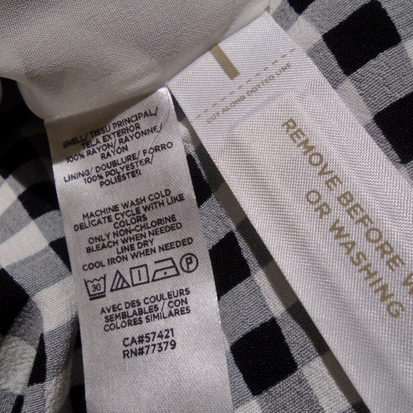 ANN TAYLOR NWT Gingham Belted Shirtdress 8P - Picture 8 of 9